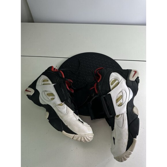 Nike Air Diamond Turf 2 Black White Gold 487658-070 Sz 9.5 - Picture 6 of 9